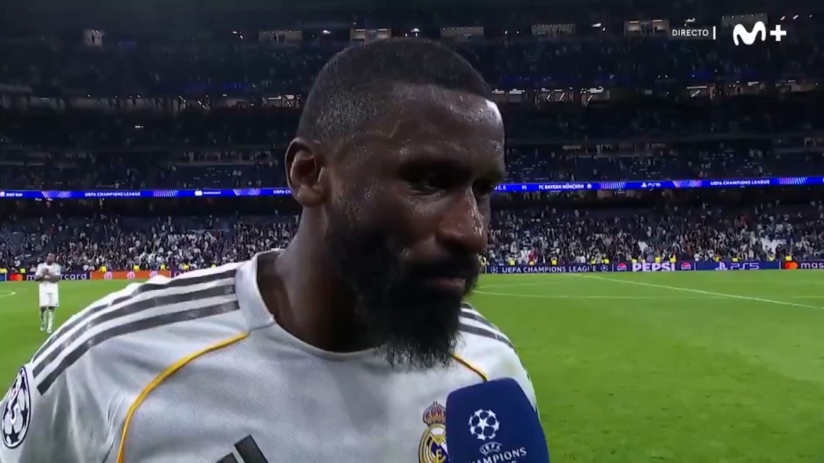 Rüdiger retrata, sin pelos en la lengua, la derrota del Madrid contra el Bayern: "La cagamos en los goles"