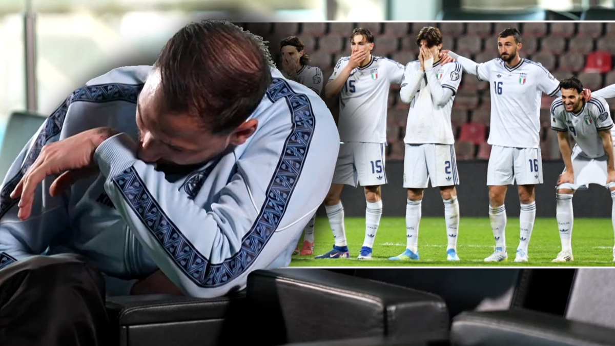 Duele ver la imagen: Donnarumma rompe a llorar como nunca por la debacle histórica de Italia