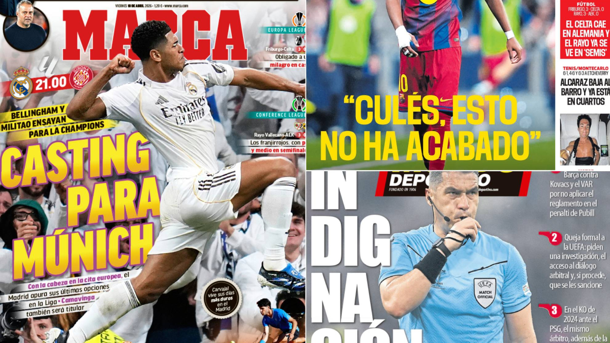 Las portadas: "indignación" en Barcelona