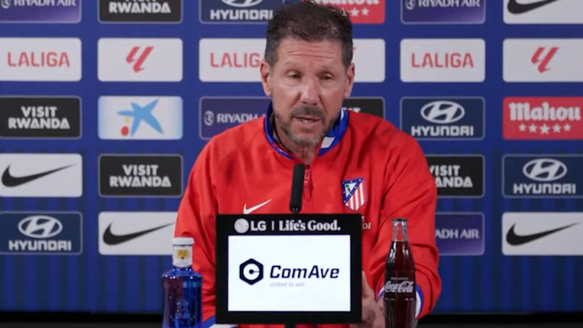 Simeone, sobre la queja arbitral del Barça: "Vivimos en Madrid, estamos acostumbrados"