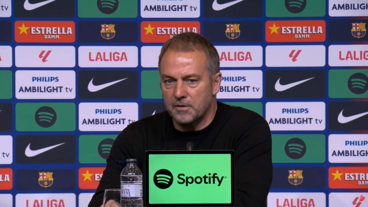 Flick: "Lo de Gerard no parece grave, creo que podrá jugar el martes"