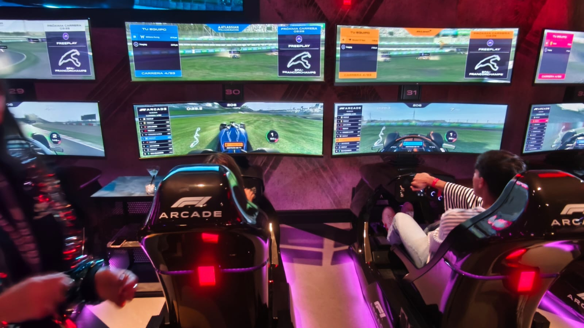 F1 Arcade aterriza en Madrid