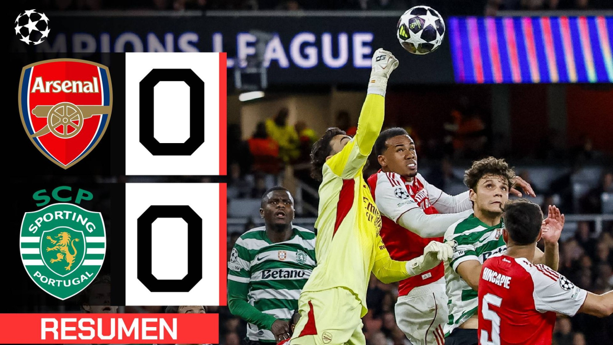 Arsenal 0-0 Sporting de Portugal | Resumen Champions League