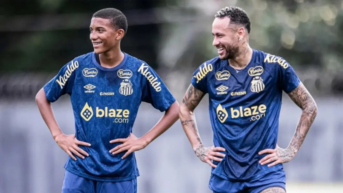 El hijo de Robinho renueva con el Santos hasta 2031