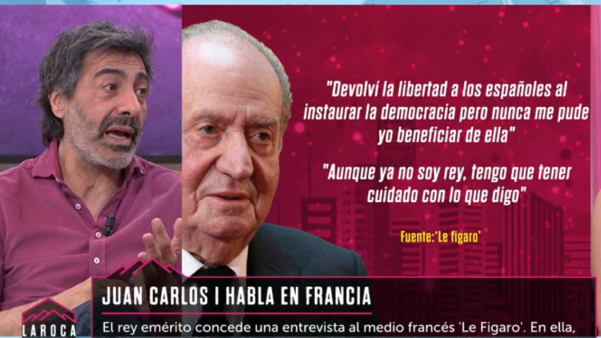 Juan del Val se pronuncia sobre las palabras de Juan Carlos I acerca de la libertad: “Esto lo mantengo yo y muchísima gente”