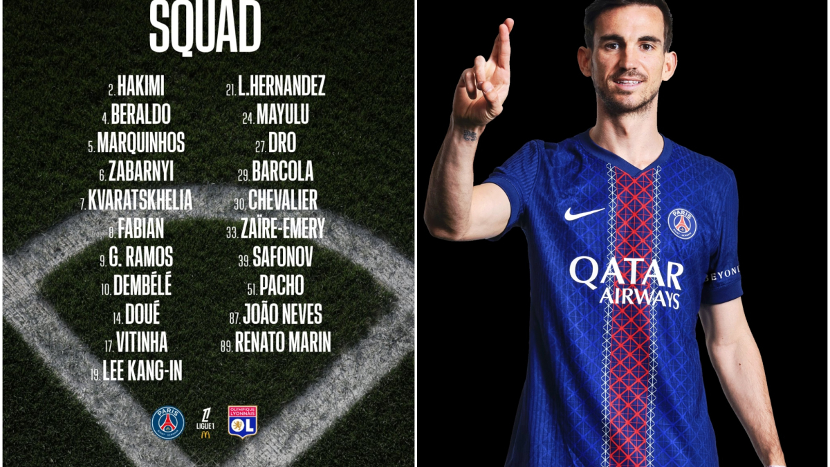 Fabián Ruiz regresa a la convocatoria del PSG tres meses después
