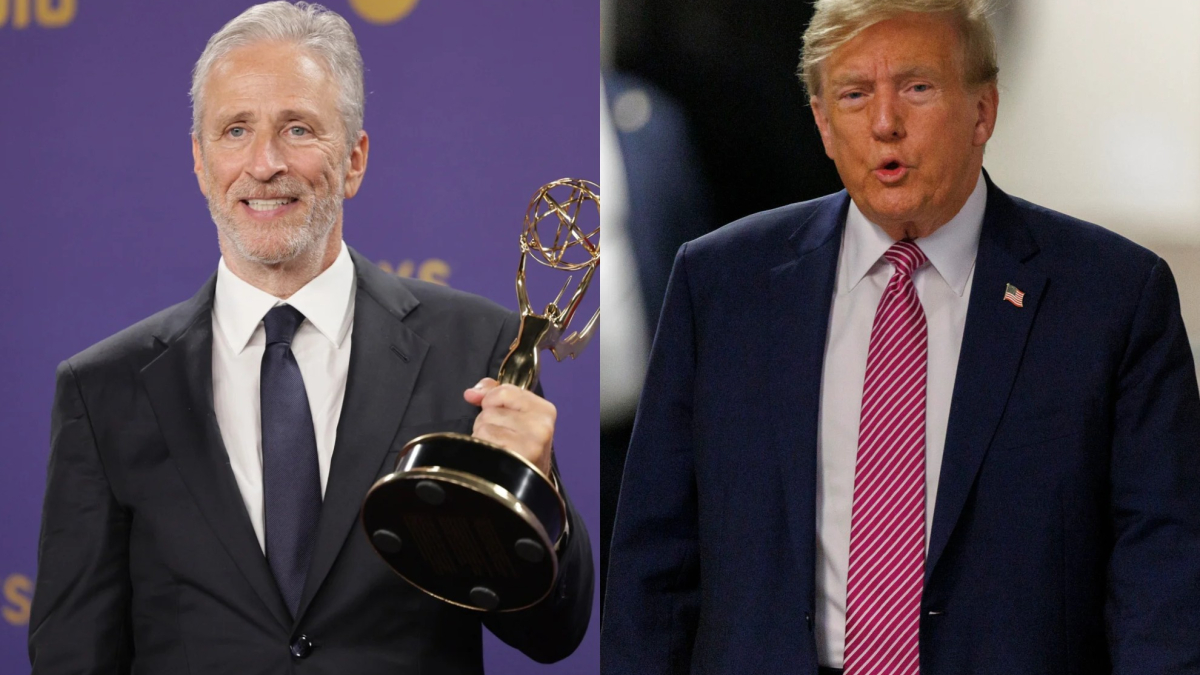 Jon Stewart bromea con que Donald Trump podría estar bajo efectos de psicodélicos tras una firma “extrañamente intensa” de una ley