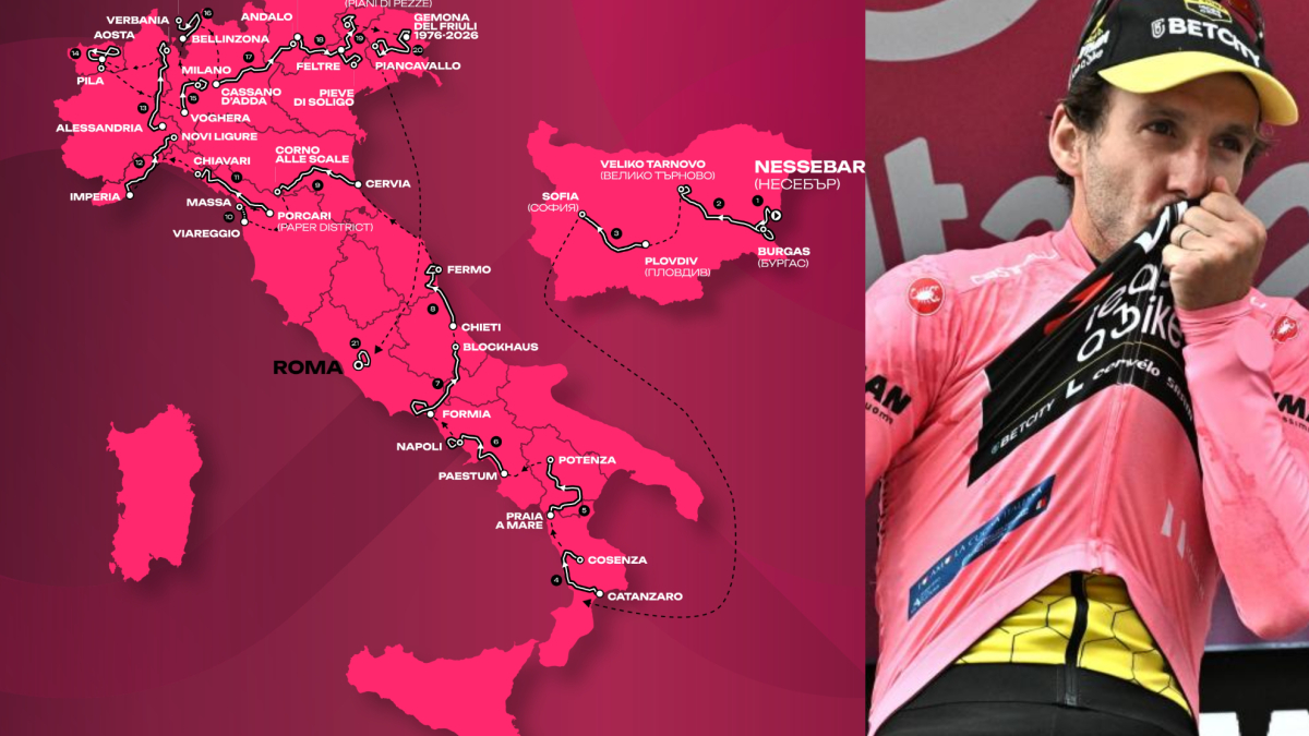 Etapas del Giro de Italia 2026: recorrido y perfil