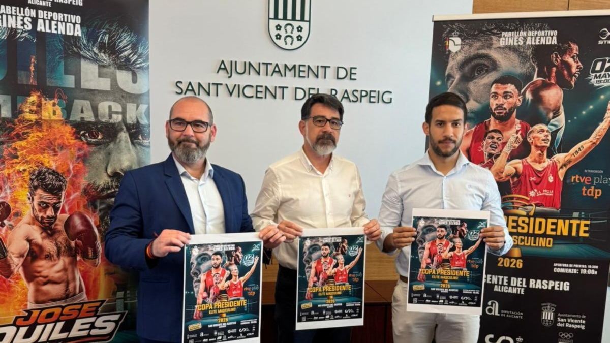 La Copa Presidente de Boxeo 2026 irá acompañada de un combate profesional de José Quiles