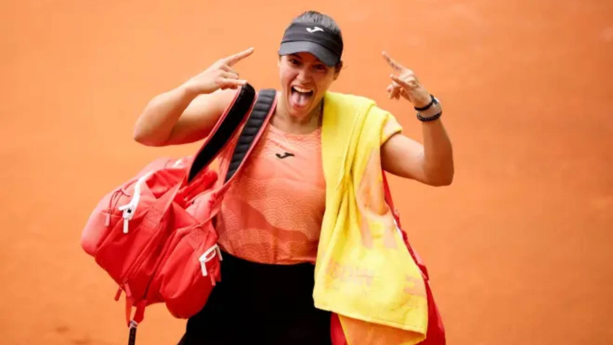 Jessica Bouzas se crece en casa y es la primera victoria española en el Mutua Madrid Open