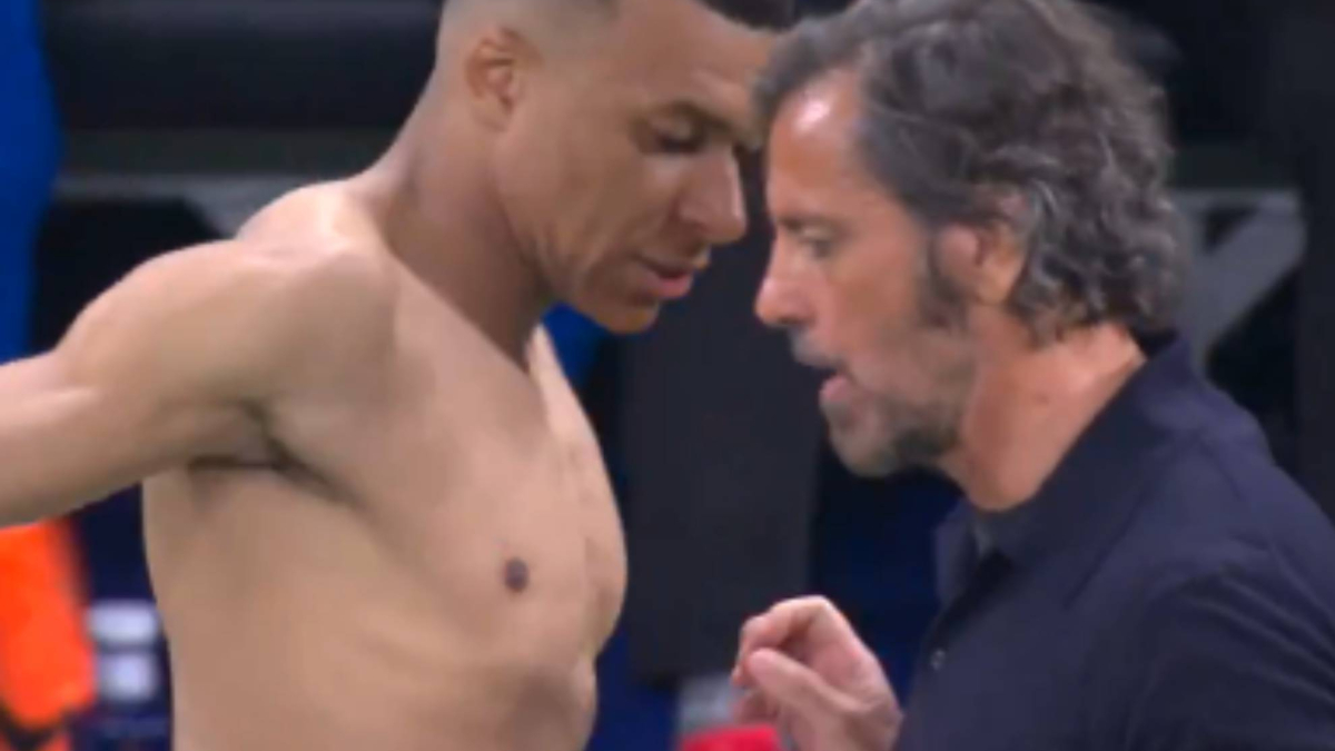 Quique le pide la camiseta a Mbappé tras perder en Madrid: "Normalidad, esto ha pasado toda la vida"