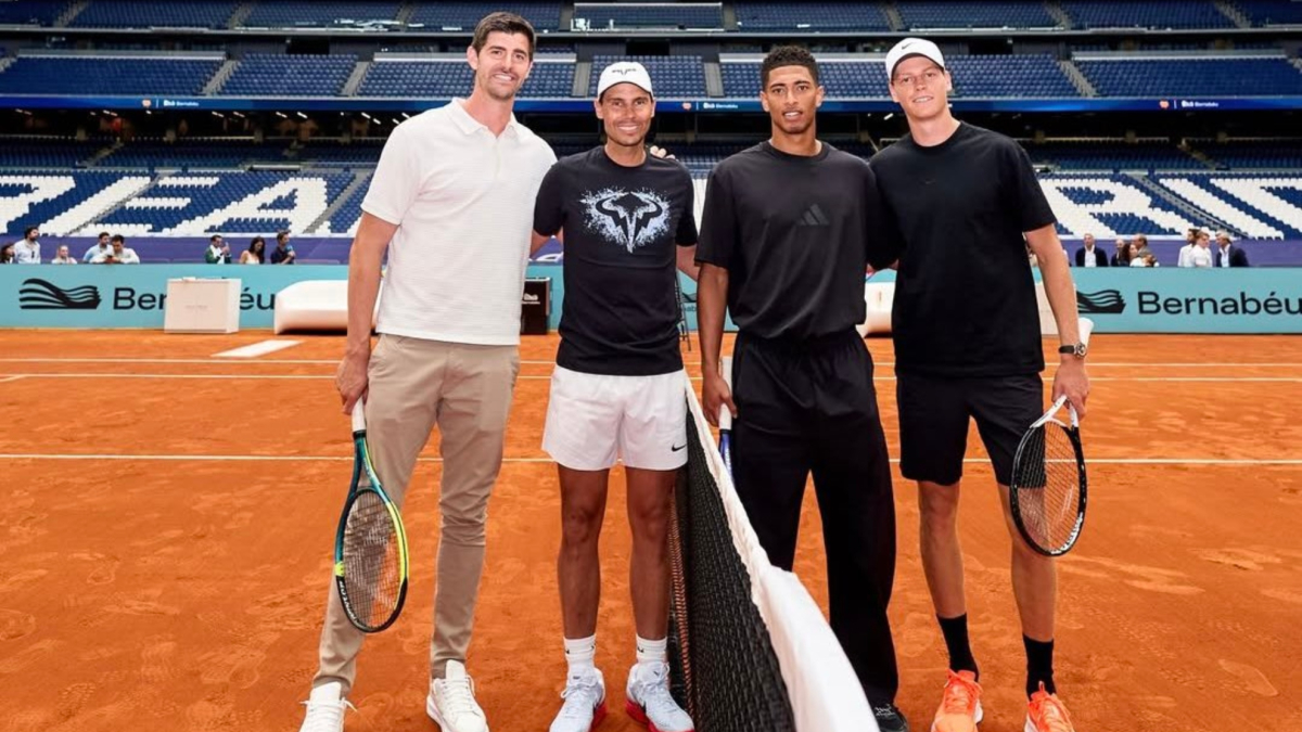 La pista de tenis más grande del mundo reúne a Sinner y a Nadal