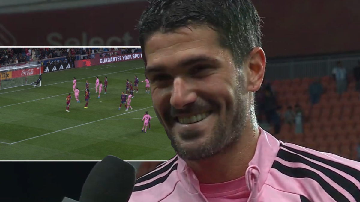 El inusual golazo de De Paul que vuelve loca a la MLS: "La sentí"