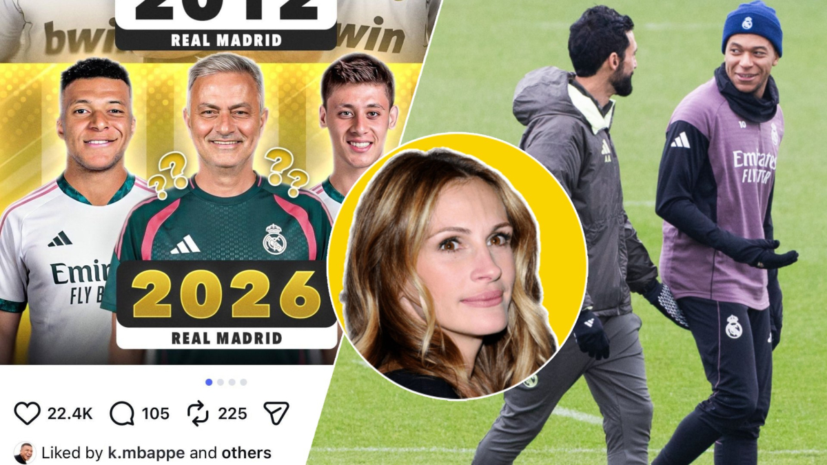 La broma de Arbeloa al 'like' de Mbappé a Mourinho: "Como si se lo da a Julia Roberts"