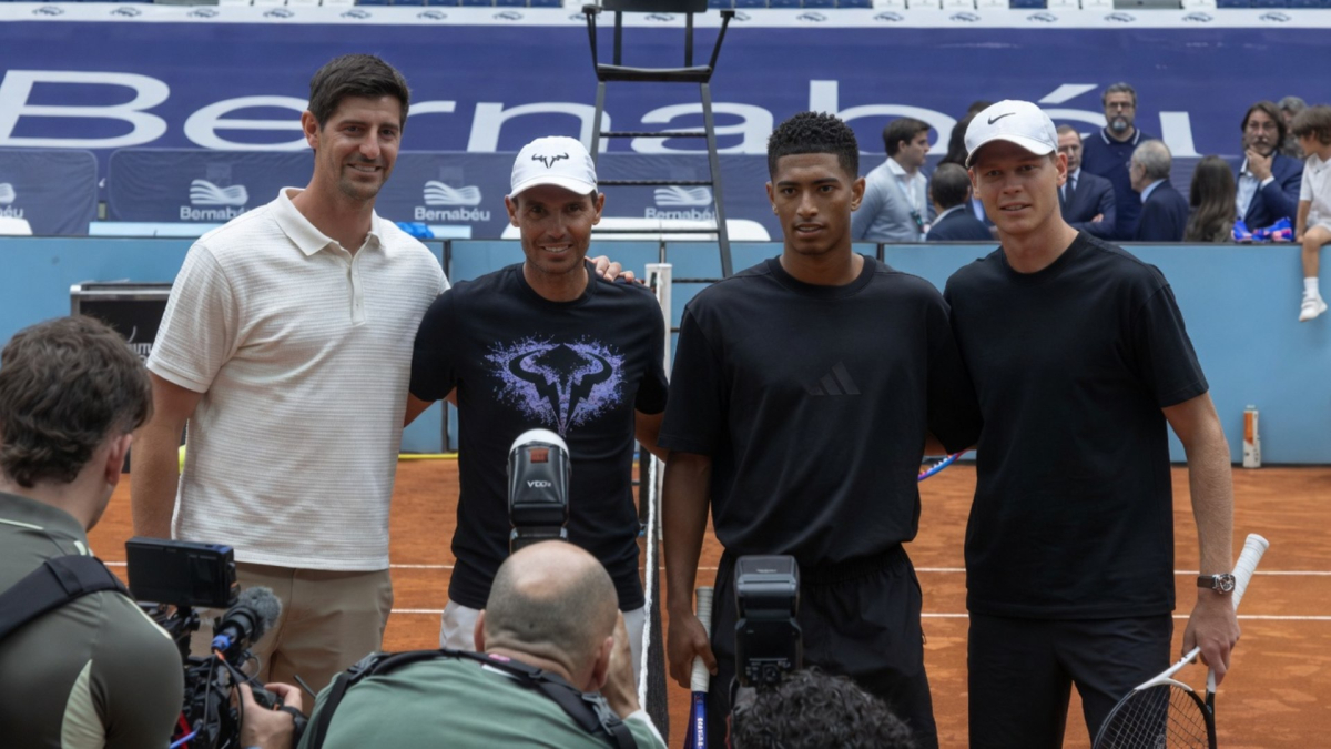 Duelo de muchos quilates: ¡Sinner y Bellingham contra Nadal y Courtois!