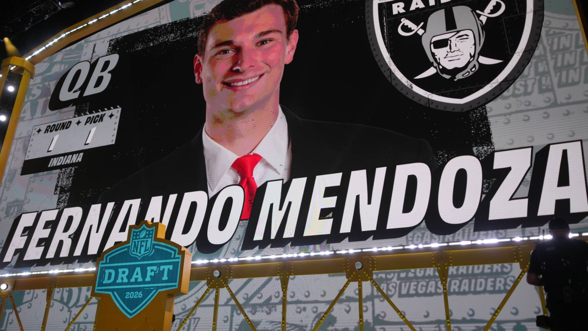 Fernando Mendoza es la primera selección del Draft de la NFL por los Raiders