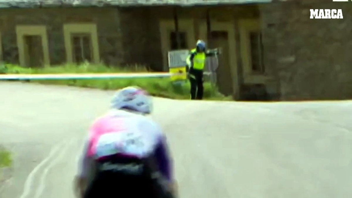 Así fue el peligroso trastazo de García Pierna en Asturias