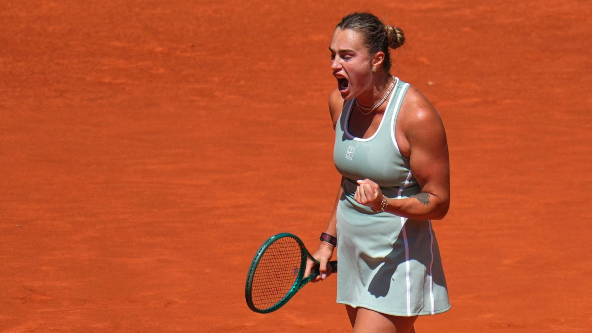 Sabalenka suda ante Osaka en Madrid para mantener su racha