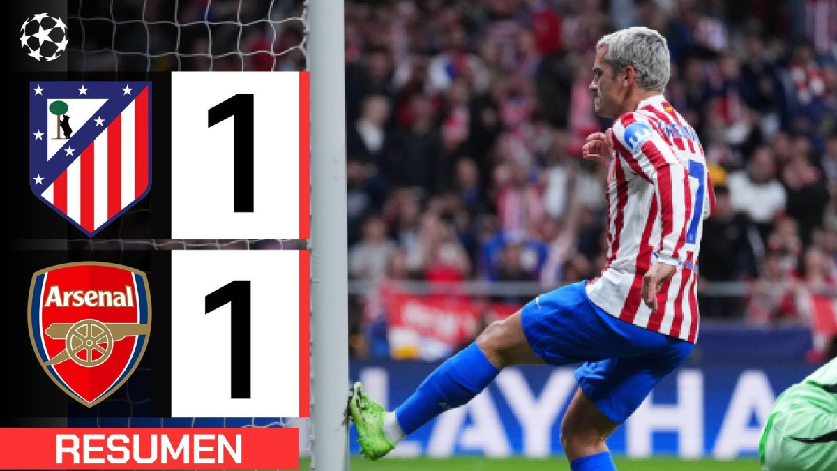 Atlético de Madrid 1-1 Arsenal: resumen y goles | Champions League (semifinales, ida)