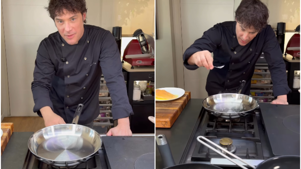 El secreto de las sartenes de acero según un maestro de la cocina