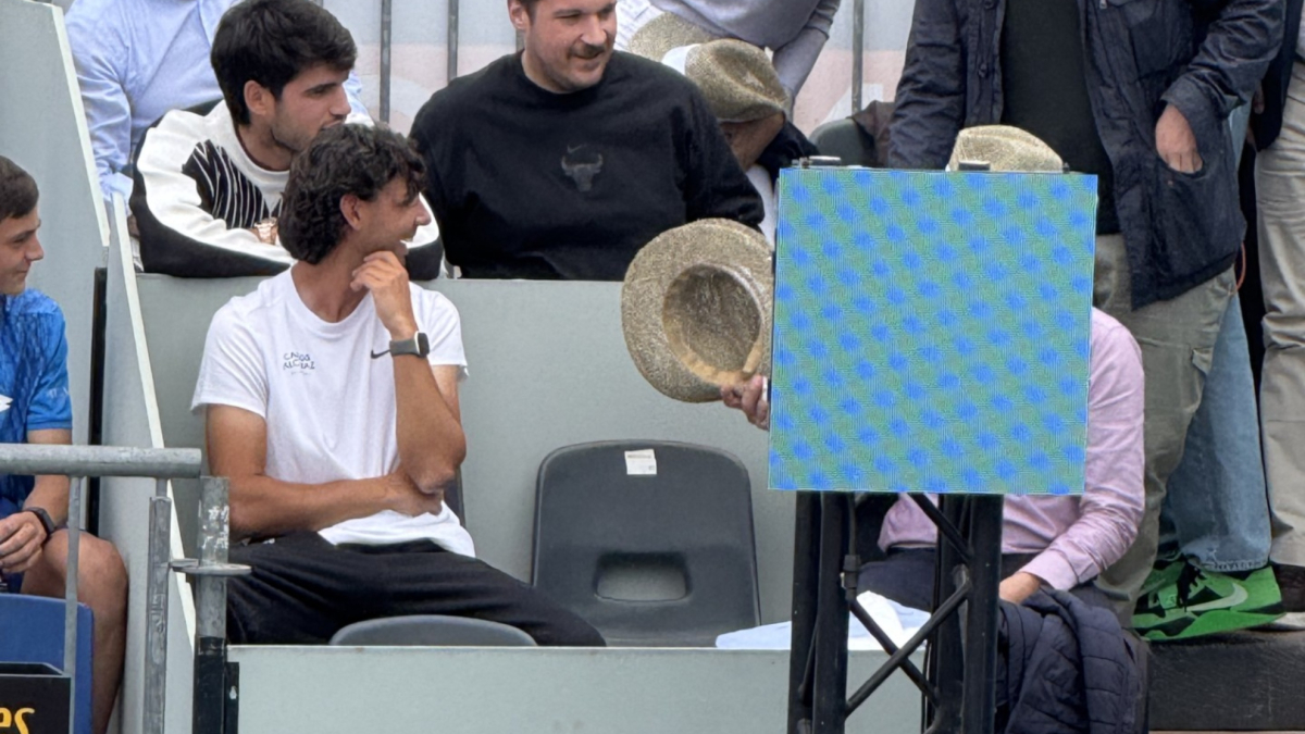 Máxima expectación: Carlos Alcaraz acude a la Caja Mágica para ver ...