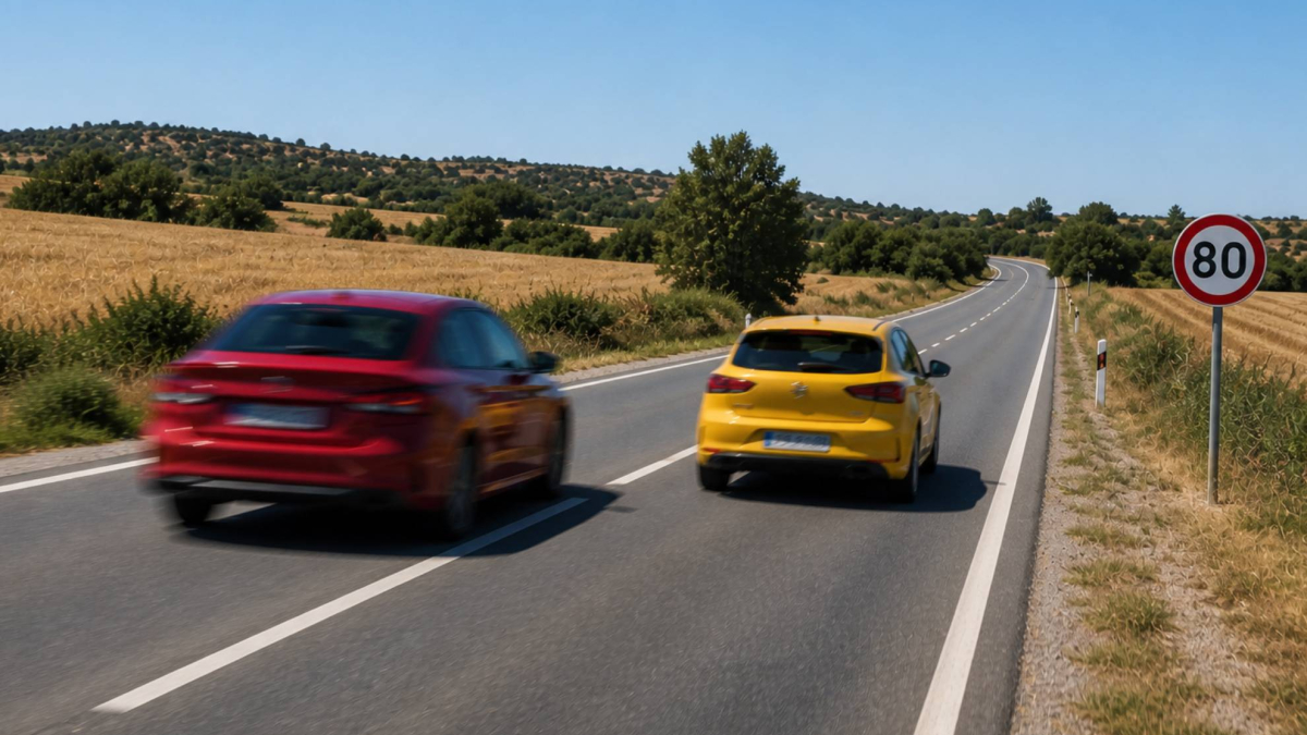 A qué velocidad permite la DGT adelantar en carreteras secundarias y por qué aún hay confusión con ello