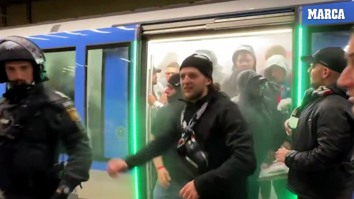 Caos en el metro de Múnich: ¡hasta 1.000 aficionados evacuados!