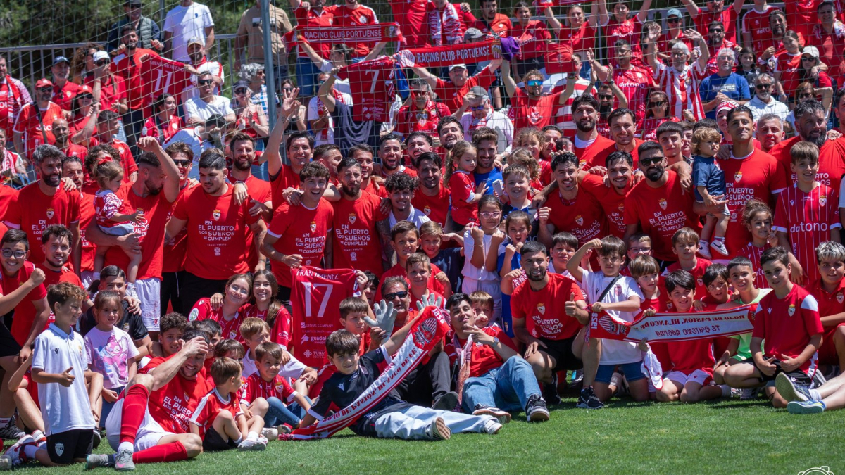 De la 'desaparición' en 2017 a soñar con Primera RFEF: “El objetivo del Racing Portuense es no tener techo