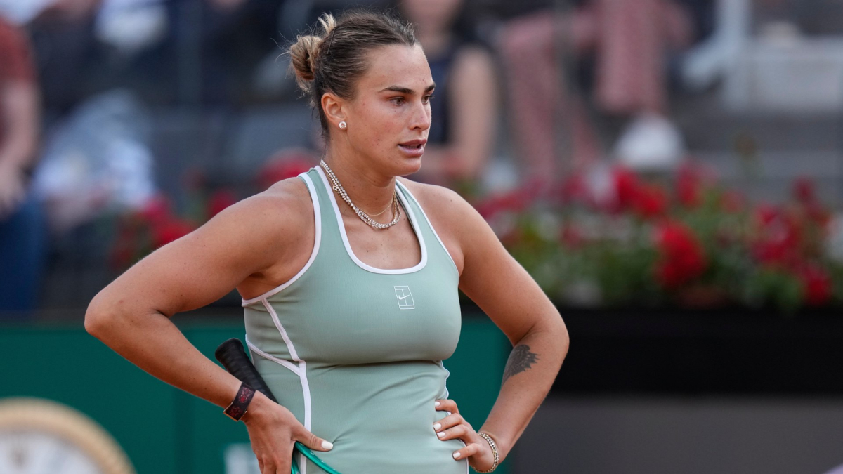 Sabalenka no da la talla en Roma