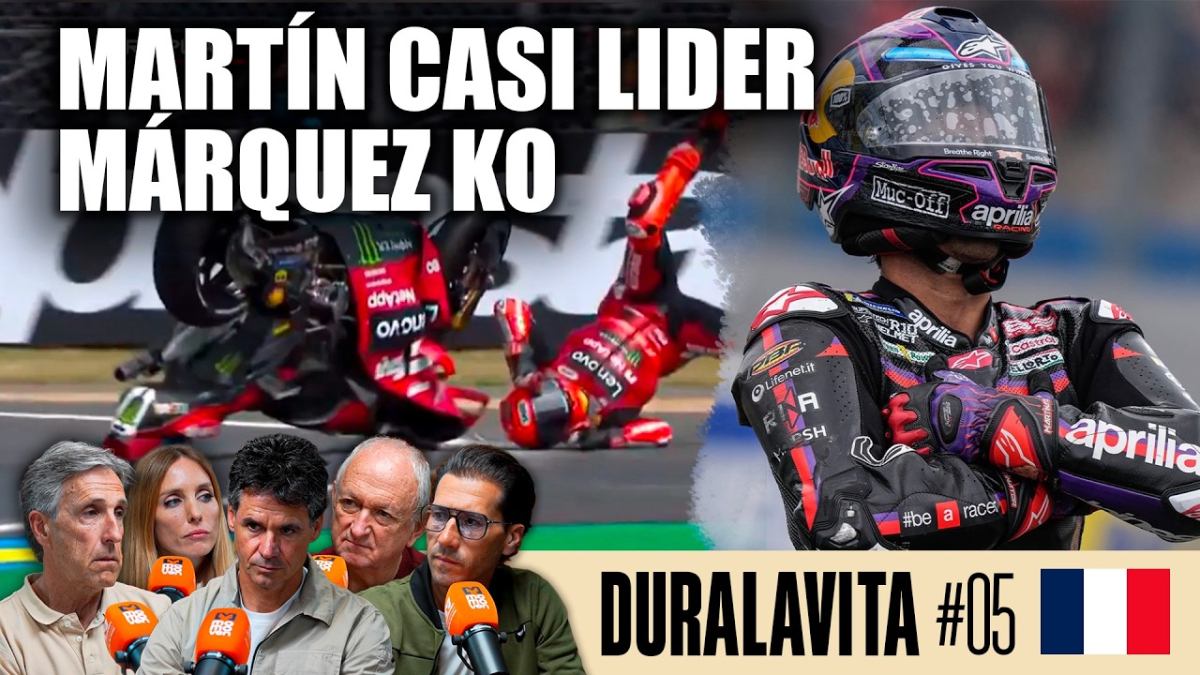 Duralavita, en directo: detalles de la lesión de Márquez, el dominio de Jorge Martín y el GP de Francia