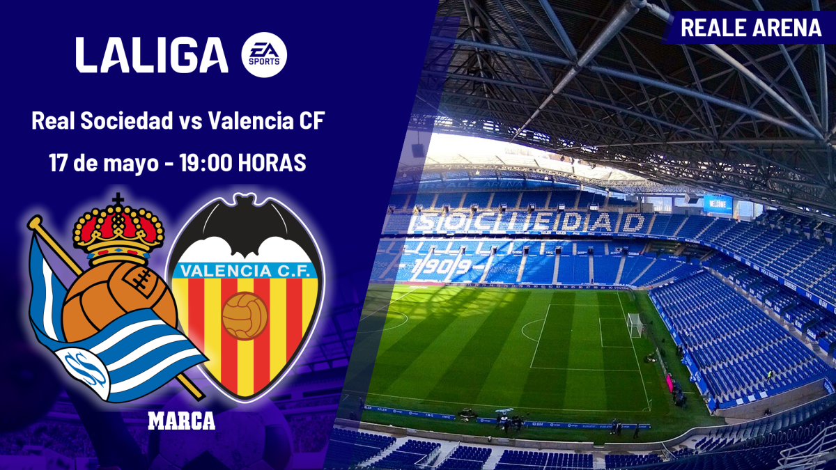 A qué hora es el Real Sociedad - Valencia CF de LaLiga EA Sports hoy ...