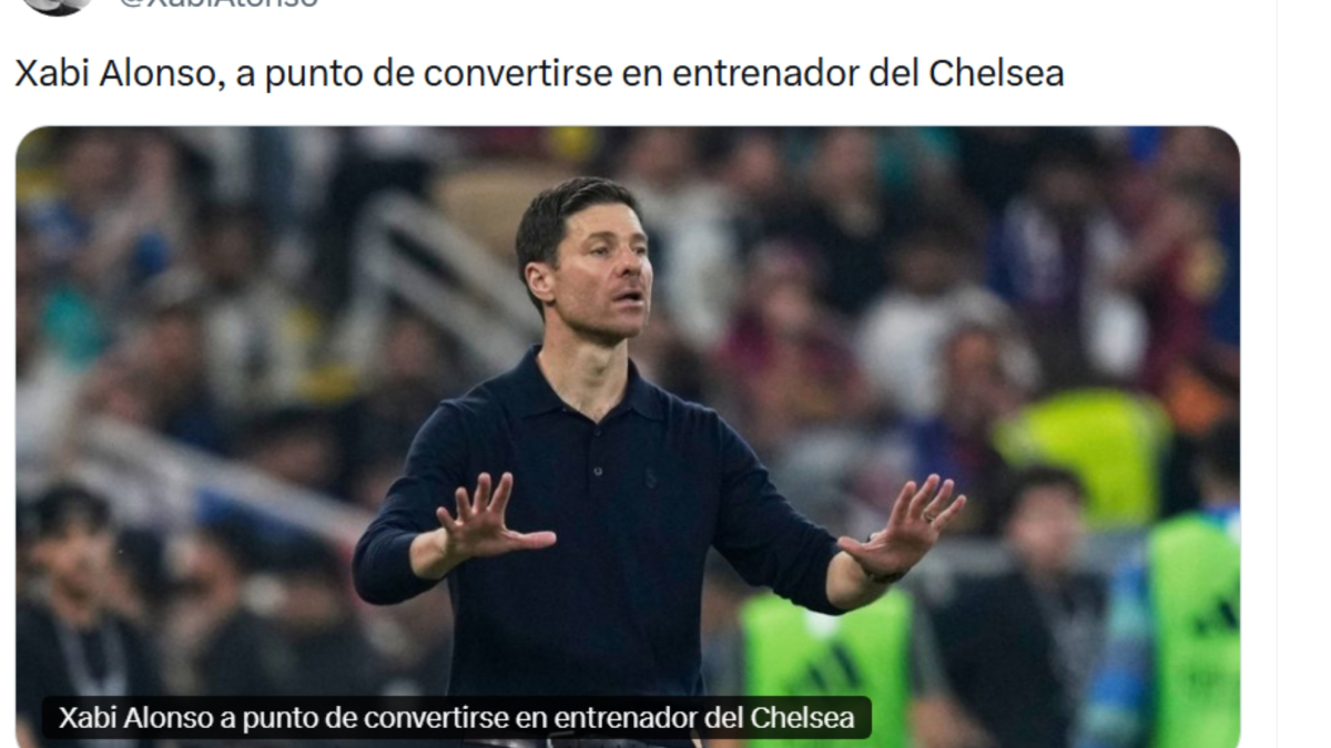 Xabi Alonso 'rompe' su silencio... compartiendo la noticia de MARCA que le sitúa en el Chelsea