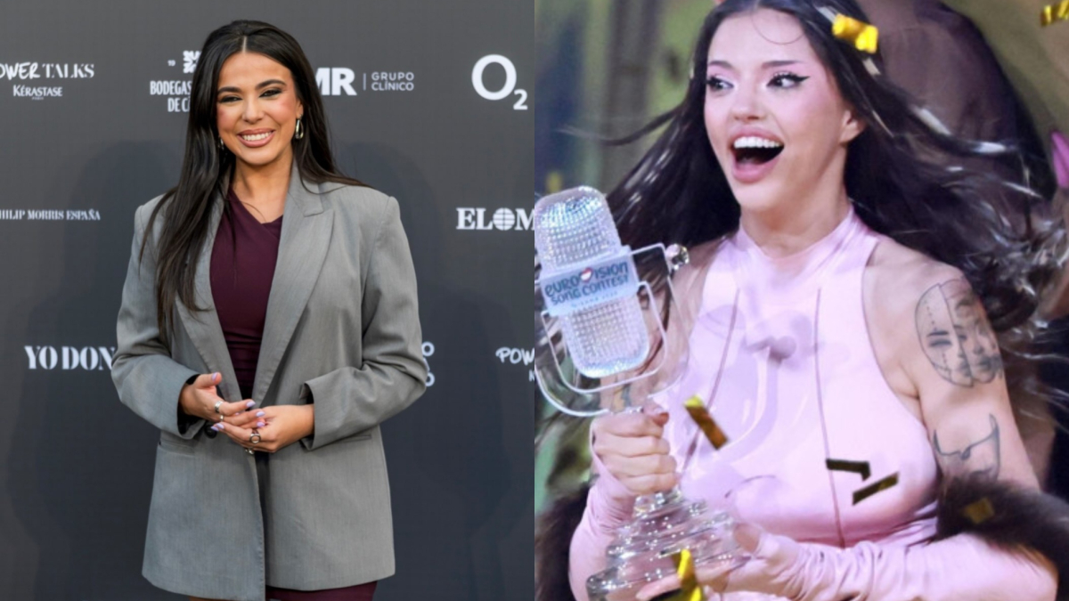 Sarah Santaolalla y su parecido con la representante de Bulgaria tras ganar Eurovisión: "Por fin gano algo