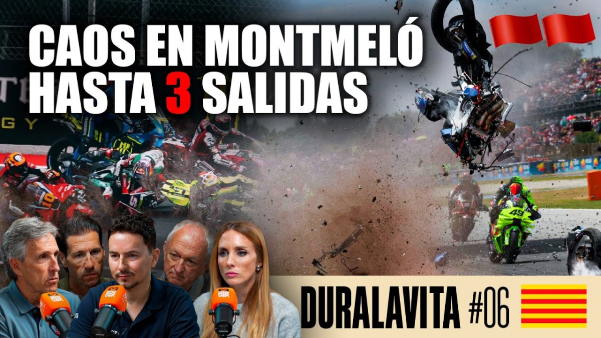 Duralavita, en directo: caos en Montmeló, del terrible accidente de Alex Márquez a la victoria de Di Giannantonio en el GP de Catalunya
