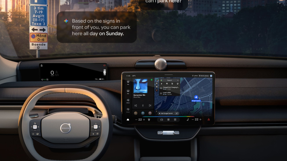 Google y Volvo sorprenden con una nueva IA para coches que en unos años te parecerá imprescindible
