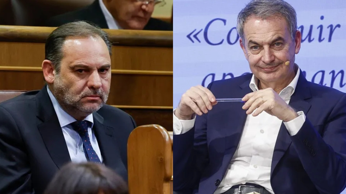 Ábalos ataca al PSOE por su defensa a Rodríguez Zapatero tras la imputación  del expresidente del Gobierno: "Doble vara de medir"