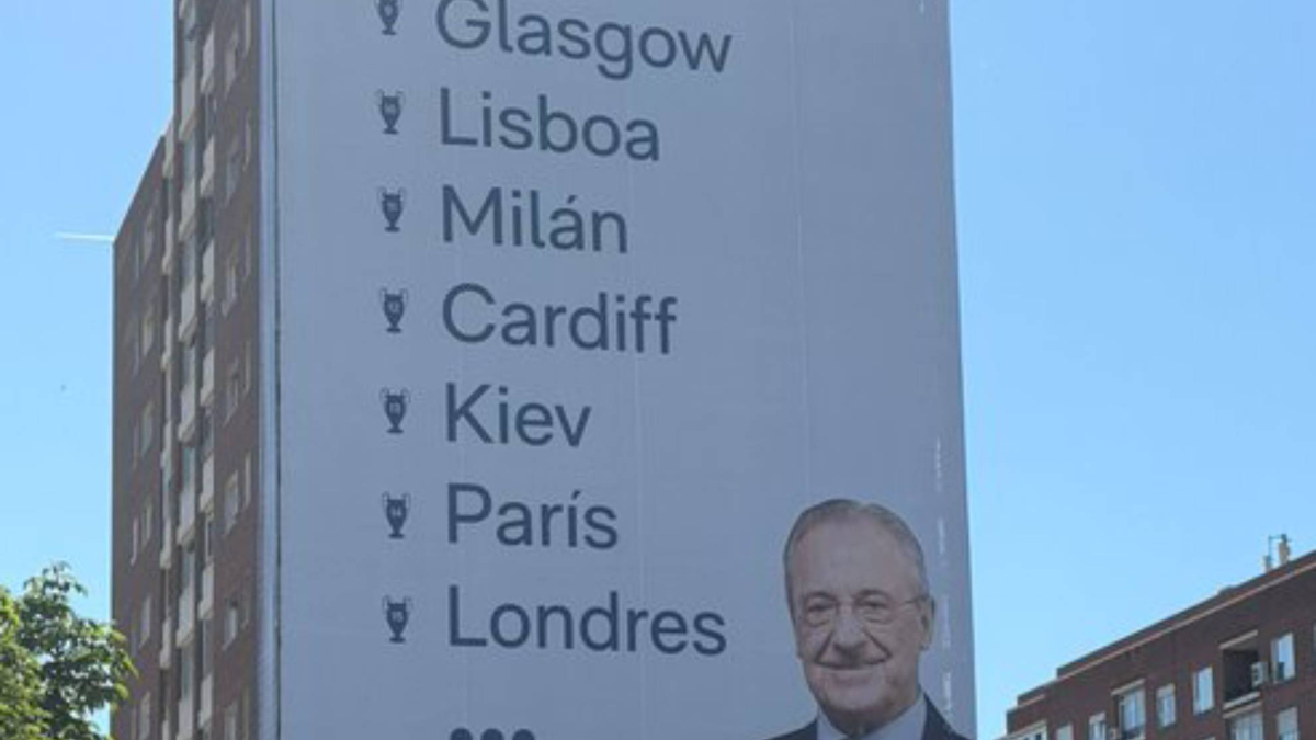 Florentino "học" Laporta, treo biển quảng cáo ở Madrid