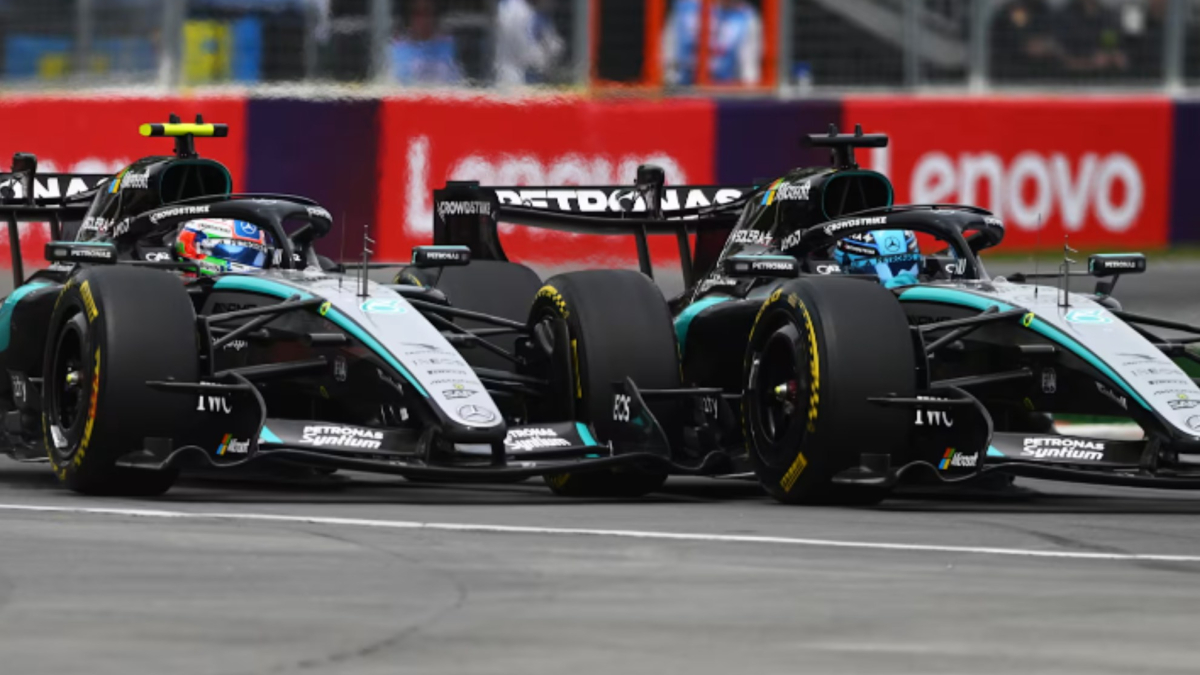 Russell vence el sprint y declara la guerra civil a Antonelli