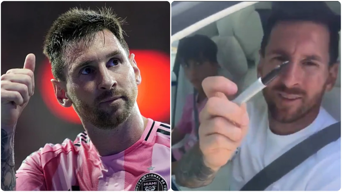 Messi suýt tặng bút cho fan sau khi ký tặng