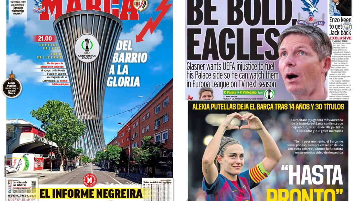 Las portadas del miércoles: el Rayo y la Reina