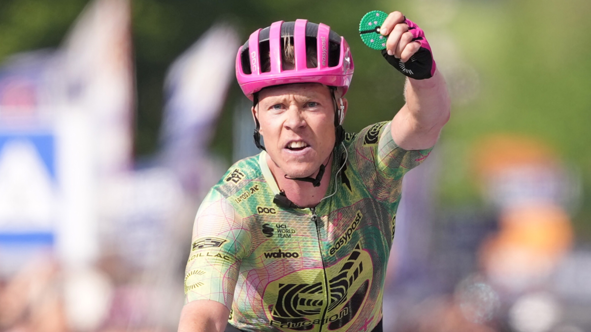El Pokémon de Valgren: la celebración más inesperada del Giro tras frustrar a Movistar y a Arrieta