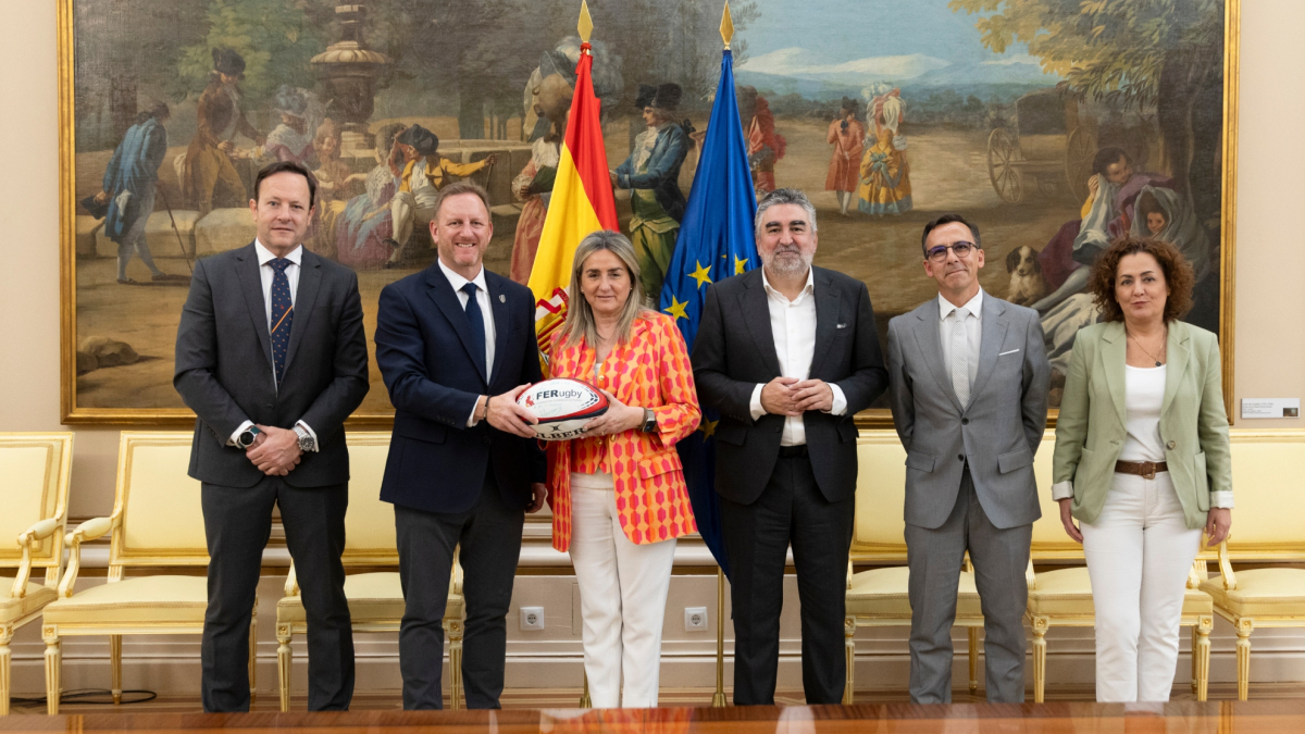Alan Gilpin y World Rugby comprueban en España los apoyos a la candidatura mundialista
