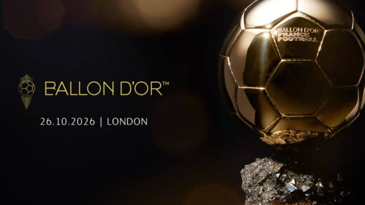 El Balón de Oro se entregará el 26 de octubre