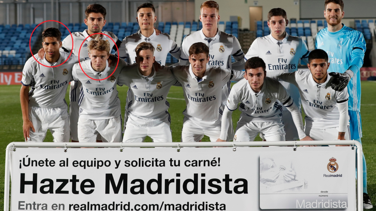 Achraf y Odegaard, del Castilla a la final de Budapest: "Eran 2-3 años más pequeños y ya sobresalían"