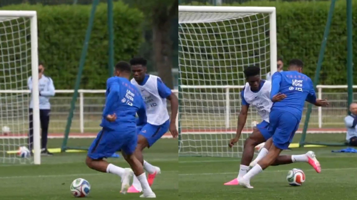 Mbappé está más que listo para el Mundial, ¡menudo peazo golazo en un entreno!
