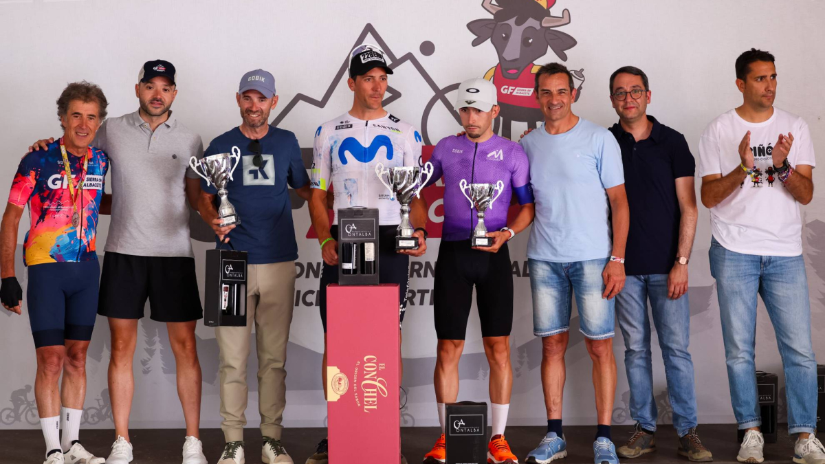 Fran Rus y Mónica Belda brillan entre los 2200 participantes de la Gran Fondo Sierra de Albacete