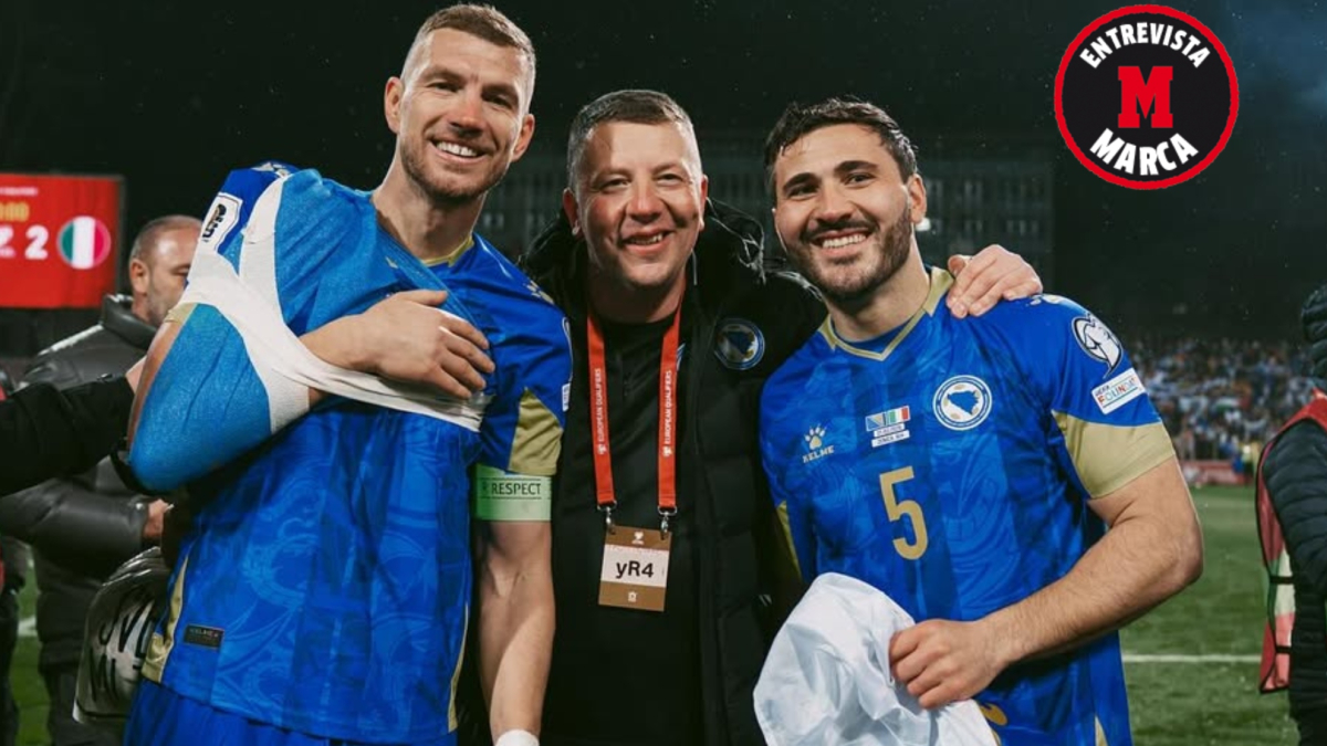 El último 'vuelo' del 'dragón' Dzeko: "Soy el más viejo y como capitán tienes una responsabilidad mayor"