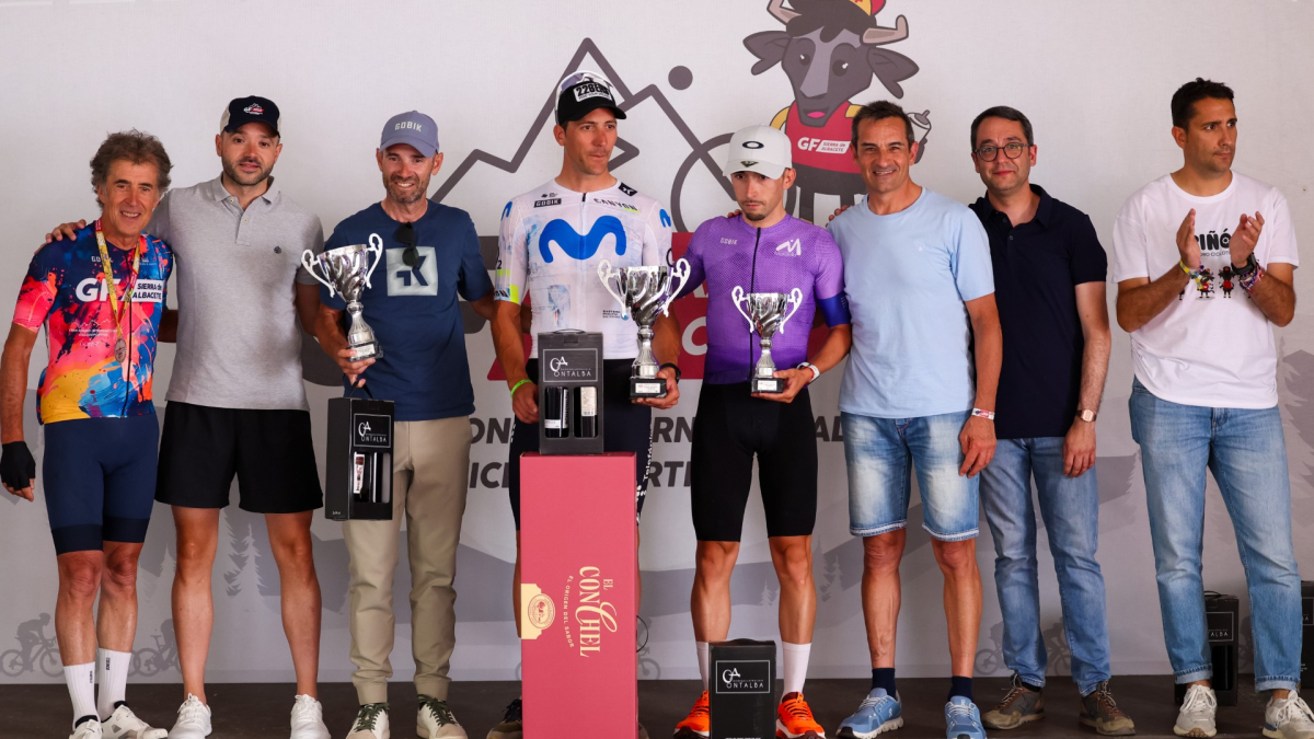 Fran Rus y Mónica Belda brillan entre los 2200 participantes de la Gran Fondo Sierra de Albacete