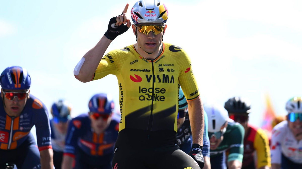 El Visma sigue de dulce: Wout van Aert se impone al sprint antes de los Alpes