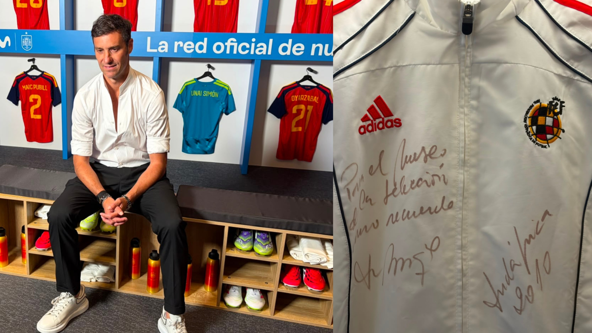 La camiseta de Casillas, la pizarra de Del Bosque y un vestuario de La Roja: así es el viaje de Movistar por la historia de España